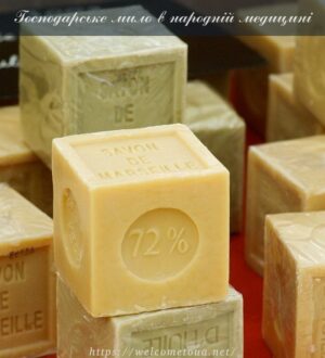 Господарське мило в народній медицині