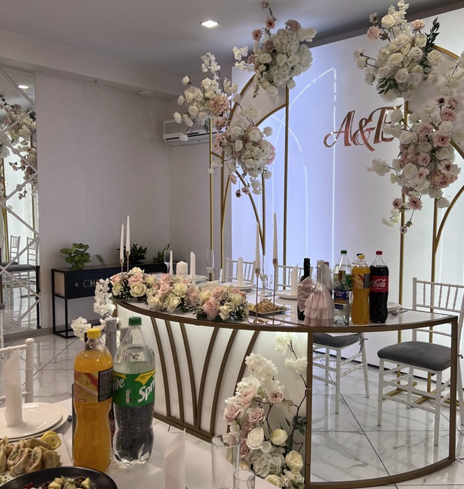 банкетный зал в ресторане Грильяж