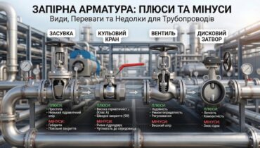 Запорная арматура: виды, достоинства и недостатки трубопроводной арматуры